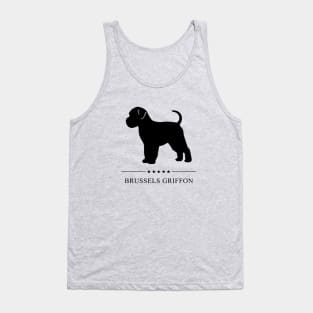 Brussels Griffon Black Silhouette Tank Top